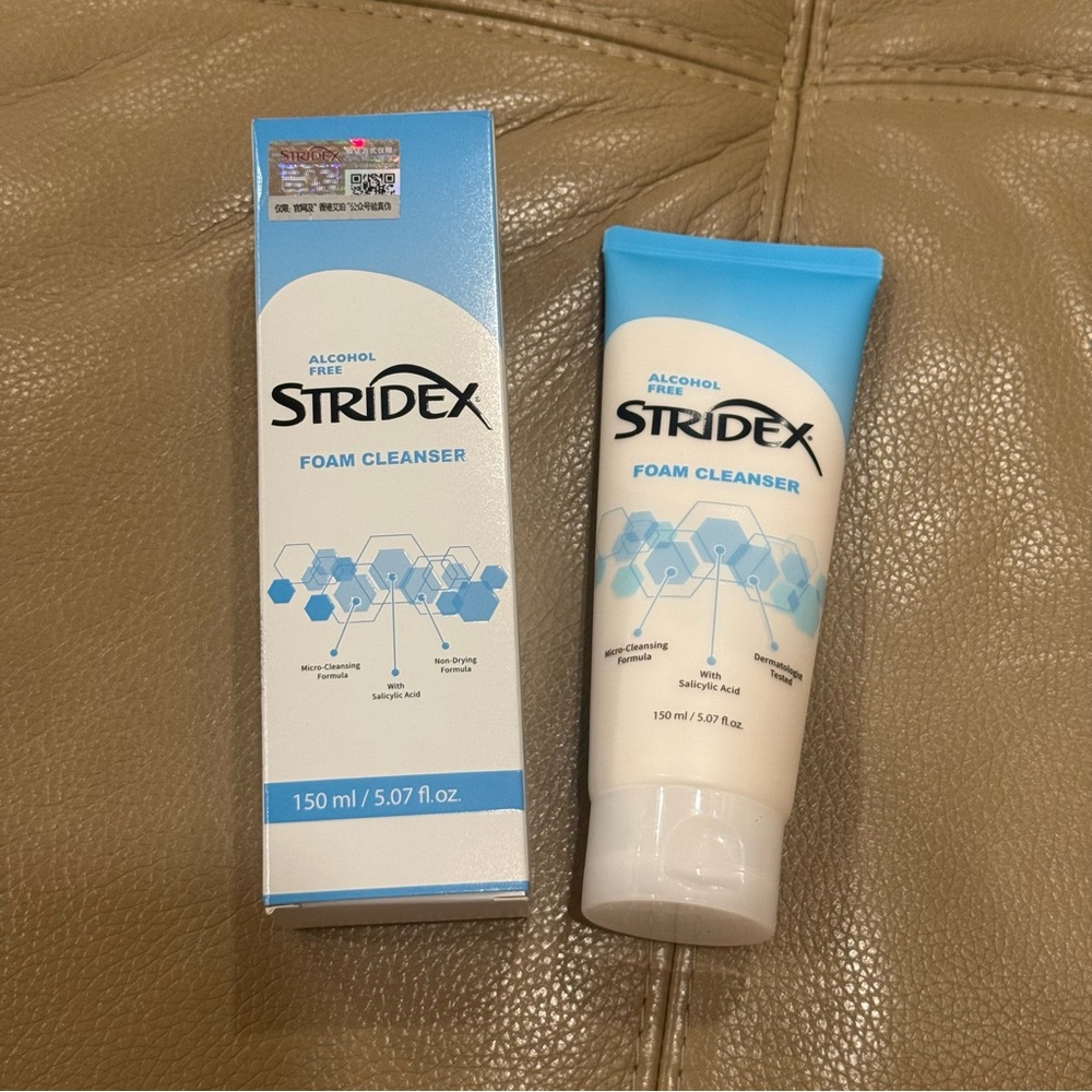 NEW & SEALED - STRIDEX Foam Cleanser for Face 150ml